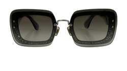 MiuMiu Gafas de Sol, Acetato,Gris,SMU01R,Case,3*